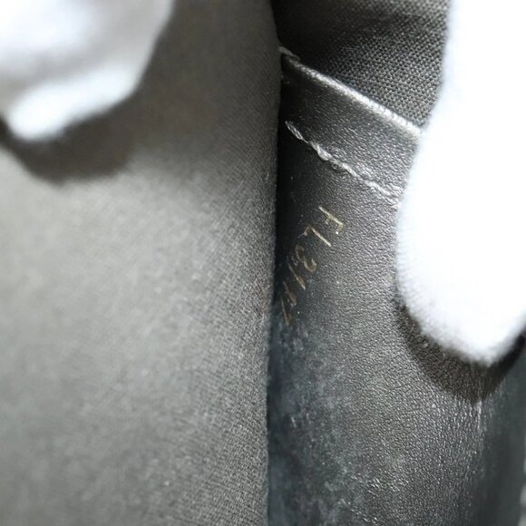 LOUIS VUITTON Vernis Pochette Louise PM Clutch Bag Silver LV Auth - Picture 12 of 16